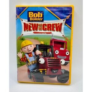 Bob the Builder DVD New to the Crew Yellow Case 2007 Animated Kids Movie Cartoon